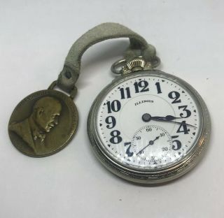 1921 Illinois Bunn Special Model 9 Pocket Watch 21j 16s E275