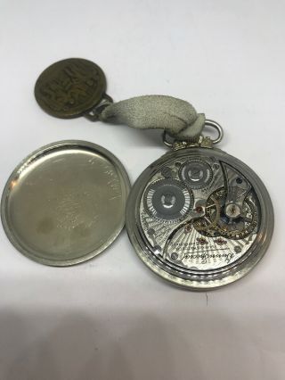 1921 Illinois Bunn Special Model 9 Pocket Watch 21j 16s E275 4