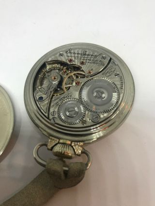 1921 Illinois Bunn Special Model 9 Pocket Watch 21j 16s E275 6