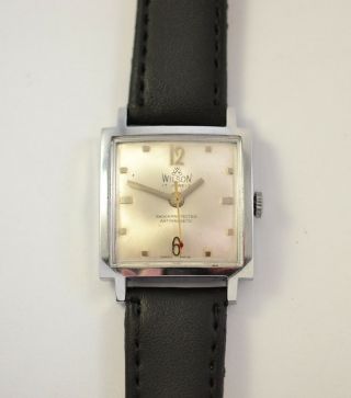Vintage Wilson Watch Swiss Made 17 Jewels Shock Protected Antimagmnetic