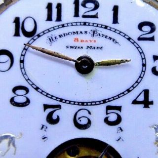 A Good HEBDOMAS 8 Day Pocket Watch Circa 1910 3