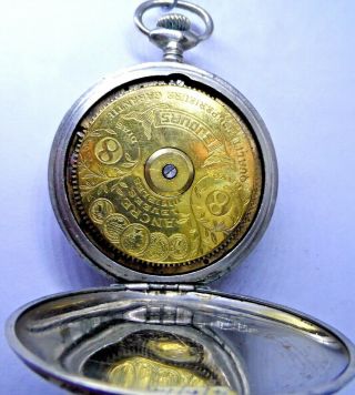 A Good HEBDOMAS 8 Day Pocket Watch Circa 1910 5