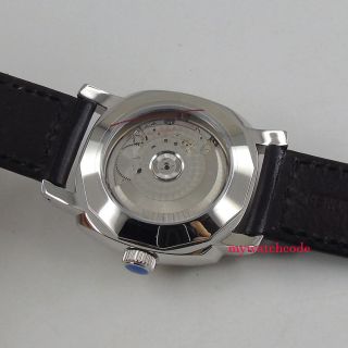 44mm Parnis factory black dial date power reserve ST2530 Automatic Mens Watch 5