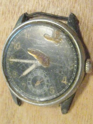 Wwii German Luftwaffe Felco Swiss Made Watch - Parts / Repair