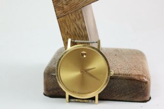 Movado Museum Gold Tone 87.  45.  882.  1 Case Only No Band
