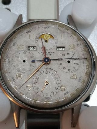 Universal Geneve Tri - Compax Moon Phase Ref: 22536 Cal287 Parts Project
