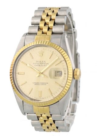 Rolex Oyster Perpetual Datejust 16013 Mens Watch