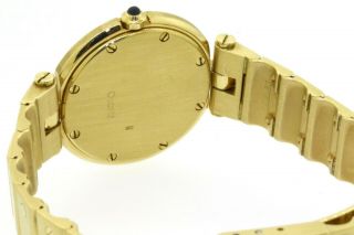 Cartier Santos Ronde W3315 heavy 18K gold 27mm high fashion quartz ladies watch 8