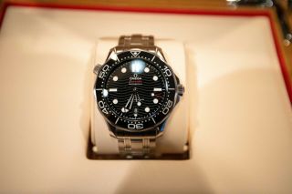 Omega Seamaster Diver 300m Co Axial Steel 42 Mm Black Watch 210.  30.  42.  20.  01.  001