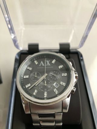 Mens Armani Exchange Ax2092 Wrist Watch,  Stainless Steel.