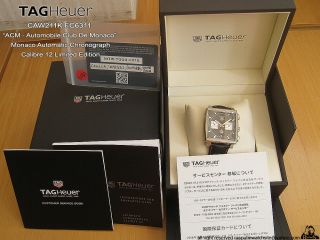 Tag Heuer Monaco Watch Chronograph ACM Limited Calibre 12 Box Paper Gulf McQueen 12