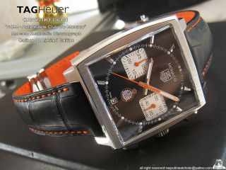 Tag Heuer Monaco Watch Chronograph ACM Limited Calibre 12 Box Paper Gulf McQueen 9