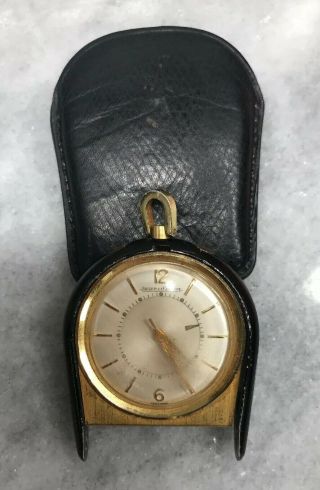 Jaeger Lecoultre Vintage Memovox Alarm Table Travel Pocket Watch
