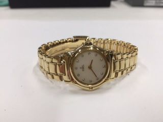 Ebel 1911 18k Solid Gold With Diamond Dial Ladies Wrist Watch 8057901