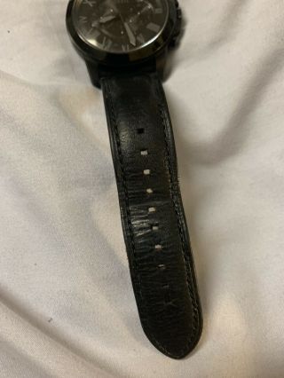 FOSSIL FS5132 Grant Black Dial Men ' s Chronograph Watch 6