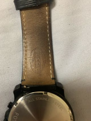 FOSSIL FS5132 Grant Black Dial Men ' s Chronograph Watch 8