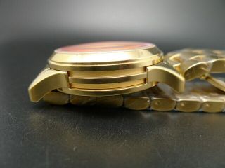 Old Stock MICHEAL KORS Runway MK5939 Chronograph Gold Plated Quartz Watch 5