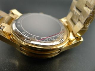 Old Stock MICHEAL KORS Runway MK5939 Chronograph Gold Plated Quartz Watch 7