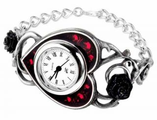Alchemy England - Bed Of Blood Roses Bracelet Watch,  Gothic,  Swarovski Crystal 2