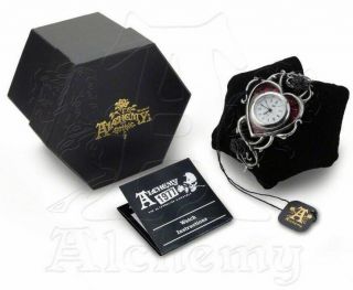Alchemy England - Bed Of Blood Roses Bracelet Watch,  Gothic,  Swarovski Crystal 4