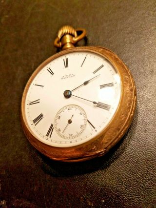 Antique 1882 Waltham P.  S.  Bartlett - Size 18 - Pocket Watch
