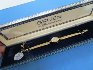 Vintage Gruen Precision Ladies Wrist Watch 17 Jewel Switzerland 10k Gf Case