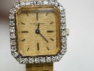 Vacheron Constantin 18k Yellow Gold & Diamond Hand Winding Watch -