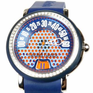Authentic Gerald Genta Retro Sport 60 Diamonds Automatic Watch