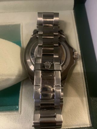 16622 Yachtmaster Rolex Mens Watch Dates to 2005 Steel Platinum 40mm Diamonds 3