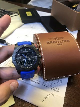 Breitling Exospace B55 Connected VB5510 Steel Factory PVD w/ Box & Papers. 4