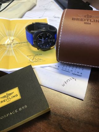 Breitling Exospace B55 Connected VB5510 Steel Factory PVD w/ Box & Papers. 5