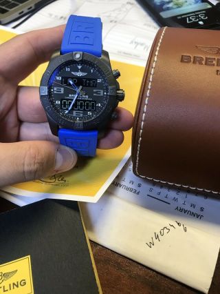 Breitling Exospace B55 Connected VB5510 Steel Factory PVD w/ Box & Papers. 8