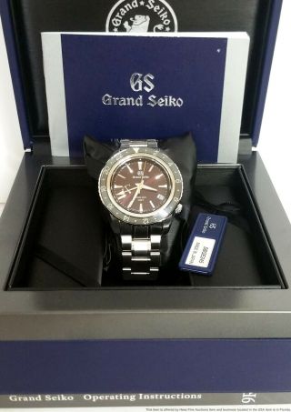 Grand Seiko Spring Drive Gmt Sbge245 Limited Edition Mens Watch Box Papers Tag