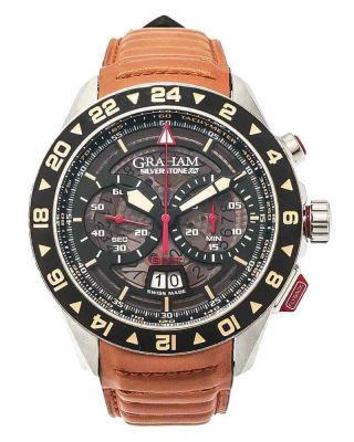 Graham Silverstone Rs Gmt Fly - Back Chronograph Automatic Men’s Watch 2stdc.  B08a
