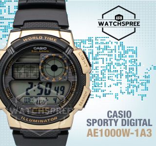 Casio Standard Digital Sporty Design Watch Ae1000w - 1a3