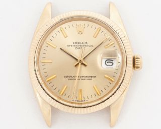 Vintage 1979 Rolex 14k Gold Date Ref.  1503 W/ Sigma Dial Out Of An Estate