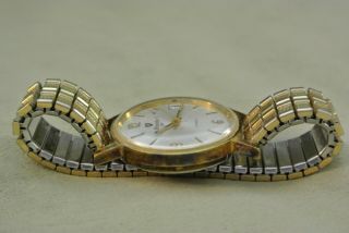 Vintage Men ' s Croton Nivada SP Compensamatic Automatic Wrist Watch gold plated 4