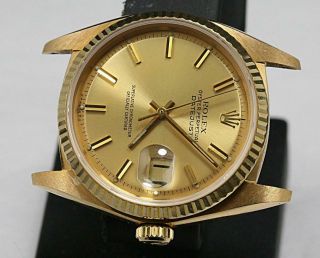 CUSTOM MADE AFTER MARKET Ref 1601 NON QUICK SET AUTOMATIC DATEJUST.  Cal 1570 9