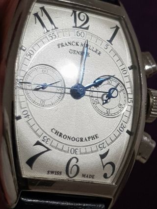 EXTREAMLY RARE FRANCK MULLER MASTER COMPLICATIONS 18K SOLID WHITE GOLD $55,  000 2