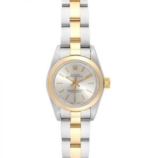 Rolex Oyster Perpetual Nondate Steel Yellow Gold Ladies Watch 67183