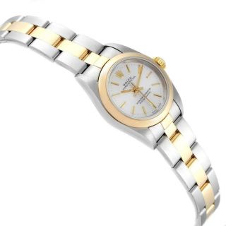 Rolex Oyster Perpetual NonDate Steel Yellow Gold Ladies Watch 67183 3