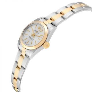 Rolex Oyster Perpetual NonDate Steel Yellow Gold Ladies Watch 67183 4