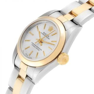 Rolex Oyster Perpetual NonDate Steel Yellow Gold Ladies Watch 67183 5