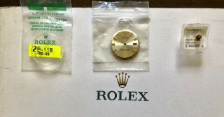 Rolex Datejust Mens 18k Yellow Gold,  White Dial Watch President 1601 Vintage 8