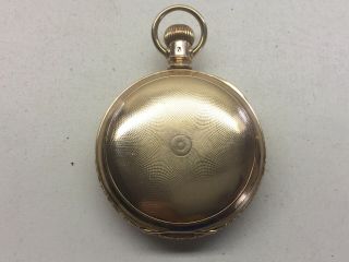 Antique Lancaster PA 18 S Gold Filled Pocket Watch 10