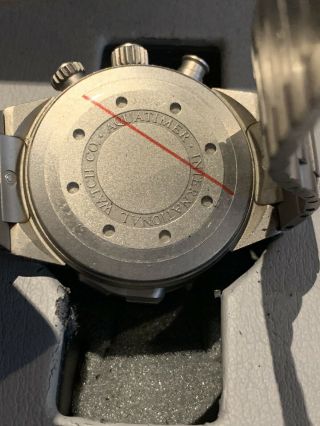 IWC Aquatimer Split Minute Chrono Black Dial IW372301 Men ' s Titanium Automatic W 6