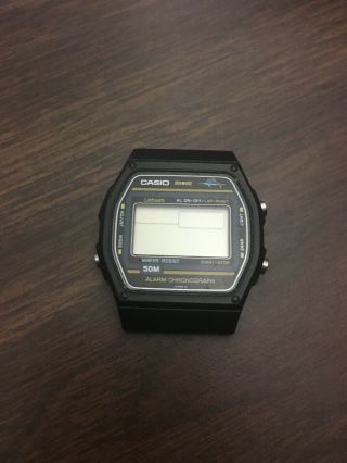 Vintage Casio 1984 Marlin W - 24 - A Lcd Watch Needs Battery