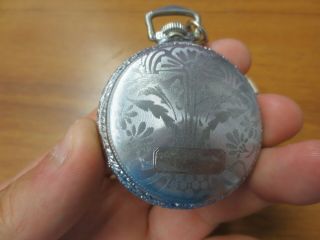 1915 A.  Lincoln/Railroad Grade 16s Illinois 21 Jewels Pocket Watch w/ Chain 3
