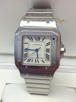 Cartier Santos Galbee Xl W20098d6 Box And Papers 2011 Serviced By Cartier