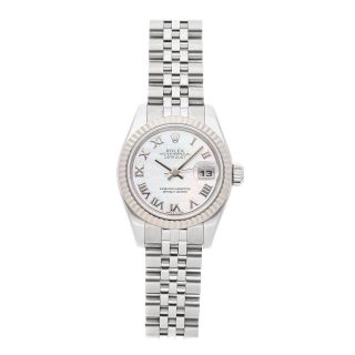 Rolex Datejust Auto 26mm Steel White Gold Ladies Jubilee Bracelet Watch 179174
